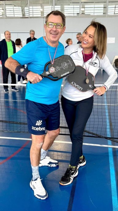 Double mixte avec Christina Open Nouvel an (médaille d'argent)