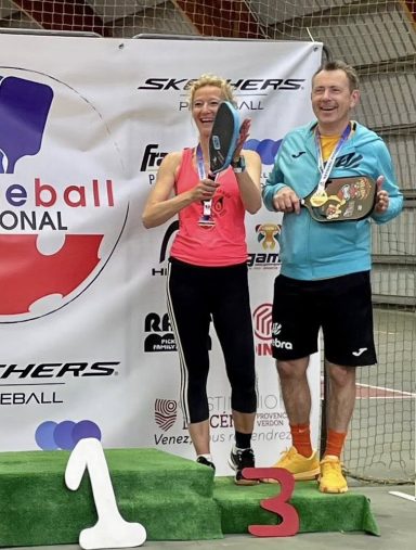 Double mixte +19 3.5 avec Anne Céline au National (médaille de bronze)