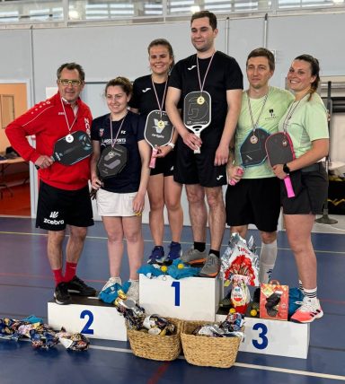 Double mixte avec Myriam Open de Pâques (médaille d'argent)